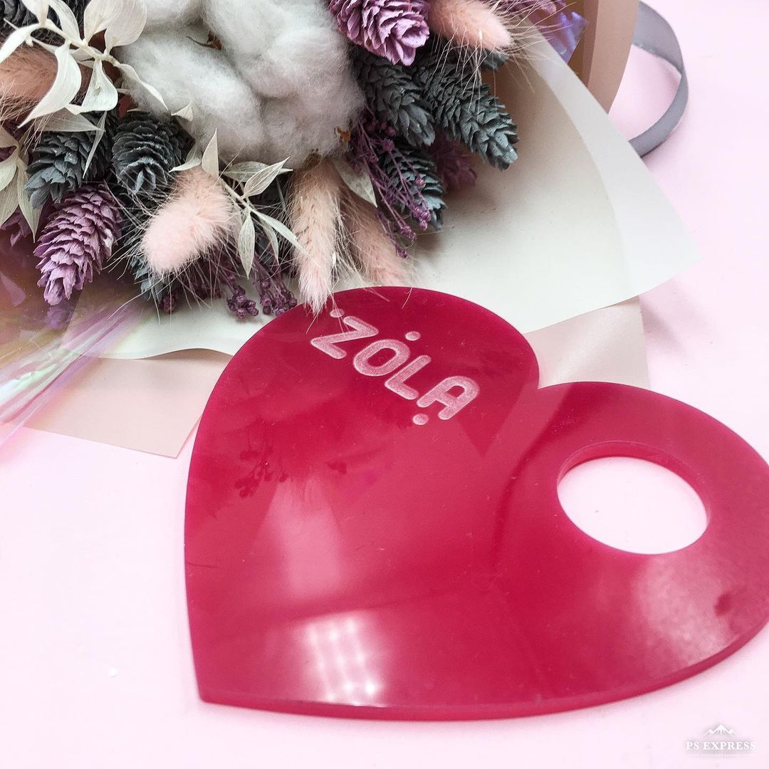 Paleta en forma de Corazon